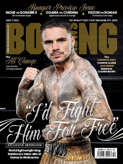 Title details for Boxing News by Boxing News Ltd. - Available